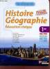 Histoire Géographie nouveau programme bac pro 3 ans - 1re.. Fugler Gérin-Grataloup Guillemard Inglebert Juguet