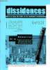 Dissidences n°11 5e année juin 2002 - Mémoires de la révolution française.. Collectif