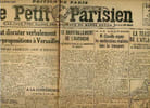 Le Petit Parisien n&deg;15432 samedi 10 mai 1919 - L'Allemagne veut discuter verbalement et faire des contre-propositions &agrave; Versailles - le ravitaillement ...