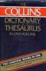 The new collins dictionary and thesaurus in one volume.. T McLeod William