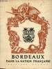 Bordeaux dans la nation française.. Collectif