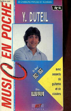 Music en poche n°20 Yves Duteil avec accords de guitares et de claviers - 20 chansons paroles et musiques.. Duteil Yves