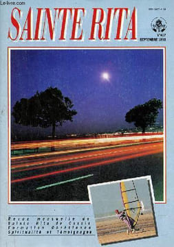 Sainte Rita n°407 septembre 1993 - Editorial - à l'écoute de Jean Paul II - Irmao Alcides le missionnaire - l'église, les médias et l'évangile - ...