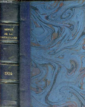 Revue de la Tuberculose - Troisième série tome 5 1924 - Le réflexe oculocardiaque chez les tuberculeux pulmonaires - la hernie du médiastin au cours ...