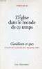 Vatican II constitution pastorale gaudium et spes l'église dans le monde de ce temps 7 décembre 1965.. Collectif