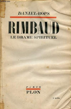 Rimbaud le drame spirituel + envoi de l'auteur.. Rops Daniel