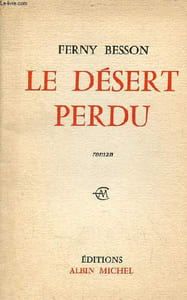 Le désert perdu - Roman - Envoi de l'auteur.