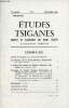 Etudes Tsiganes n°4 12e année décembre 1966 - Lettres de Tsiganes par André Barthelemy - les Tsiganes dans la Tchécoslovaquie d'aujourd'hui par Roger ...