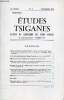 Etudes Tsiganes n°4 20e année décembre 1974 - Tsiganes musiciens de l'ancienne Roumanie histoire et portraits par François de Vaux de Foletier, le ...