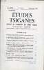 Etudes Tsiganes n°2-3 16e année septembre 1970 - Portraits de musiciens tsiganes la médaille de Django Reinhardt par François de Vaux de Foletier - la ...