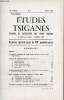 Etudes Tsiganes n°1 16e année mars 1970 - Numéro spécial pour le XVe anniversaire - le glossaire manouche de Daniel Jean présentation par André ...