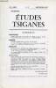 Etudes Tsiganes n°3 23e année septembre 1977 - Langue tsigane dans le bonjour des Molines par les enfants manouches de l'école commentaires par ...