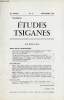 Etudes Tsiganes n°4 23e année décembre 1977 - Linguistique, histoire, sociologie et statut juridique comparé du tsigane à la table ronde ...