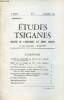 Etudes Tsiganes n°4 9e année décembre 1963 - Au delà de Kriss Romani interview de J.Schmidt par Henriette David - notes sur la musique du film Kriss ...