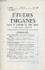 Etudes Tsiganes n°1-2 15e année juin 1969 - Poèmes et chants tsiganes textes recueillis en Finlande par Pertti Valtonen et en Amérique latine par ...