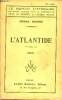 L'Atlantide - Roman - Collection le roman littéraire.. Benoit Pierre