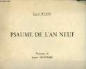 Psaume de l'an neuf - Exemplaire n°55/120 sur Zuber-Rieder crème.. Murail Gérard