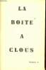 La boite à clous n°2 avril 1950 - Deuxième reprise - interview d'Armand Hoog sur le surréalisme par Marie Claude Rousseau - poesie nouvelle les râpes ...