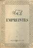 Empreintes n°7/8 mai-juin-juillet 1950 - Jean Cocteau - Exemplaire n°1807/3400 sur velin.. Collectif