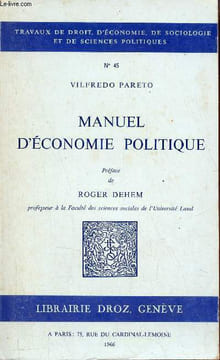 Oeuvres complètes - Tome 7 : Manuel d'économie politique - Collection travaux de droit, d'économie, de sociologie et de sciences politiques n°45.. ...