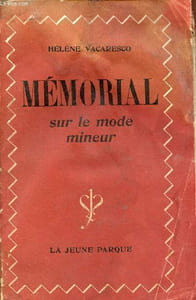Mémorial sur le mode mineur.