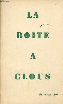 La boite à clous n°5-6 juillet-aout 1950 - Vacances par J.F.F - du côté de chez Malaparte par Raymond Guérin - lumière de Chartres par Armand Lanoux - ...