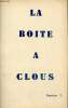 La boite à clous n°7 octobre 1950 - Joë Bousquet par Louis Emié - lettre inédite par Joë Bousquet - Monsieur Sisyphe par Maurice Toesca - Festival de ...