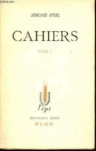 Cahiers - Tome 1 - Collection l'épi nouvelle série.