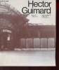Catalogue d'exposition Hector Guimard architecktur in Paris um 1900 - Museum Villa Stuck München 27 mai - 17 august 1975.. Collectif