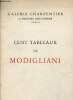 Catalogue d'exposition Cent tableaux de Modigliani - Galerie Charpentier 1958.. Collectif