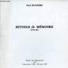Catalogue d'exposition Paul Duchein rituels de mémoire 1972-86 - Musée des Beaux-Arts Pau novembre 1986 - février 1987.. Collectif