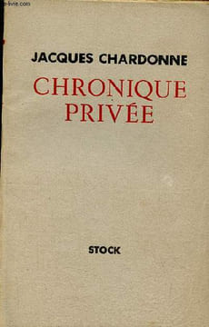Autour de Barbezieux - Chronique privée.. Chardonne Jacques