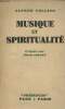 Musique et spiritualité - Collection présences - Envoi de l'auteur.. Colling Alfred