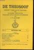 De Theosoof n°1 deel 21 november 1985 - Gedachten over de Theosofische beweging - brief van de Grote Meester - de Wijsheid van de Roodhuiden - drie ...