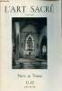 L'art sacré n°11-12 juillet-aout 1959 - Nova et Vetera - La chapelle Notre-dame-de-la-paix au Pouldu - note de l'architecte - le concours du bois 1959 ...