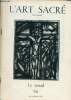 L'art sacré n°5-6 janvier-février 1956 - Le vitrail - Candor Lucis - l'architecte et le vitrail - les figures et les rythmes - le choix du verrier - ...