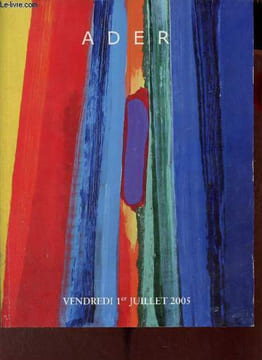 Catalogue de ventes aux enchères - Artistes abstraits des années 50 (1re vente) provenant des Collections Michel Ragon Rolf Yährling et divers art ...