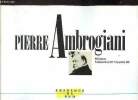 Catalogue d'exposition Pierre Ambrogiani - Mérignac 5 décembre 87 - 10 janvier 88.. Collectif