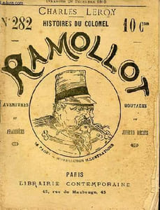 Histoire du Colonel Ramollot n°282 dimanche 28 décembre 1890 - Les petits français - chassé-croisé - Ramollot se fache.