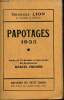 Papotages 1933.. Lion Georges