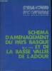 Schema d'aménagement du Pays Basque et de la Basse Vallée de l'Adour mai 1974.. Collectif