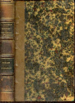 Madame de Sable - Nouvelles études sur la société et les femmes illustrés du XVIIe siècle - 2e édition.. Cousin Victor
