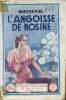 L'angoisse de Rosine - Collection Fama .. Fiel Marthe