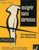 Maigrir sans carences les dérèglement glandulaires soins naturels et efficaces - Collection la santé dans ma poche.. Dextreit Raymond