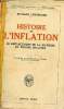 Histoire de l'inflation le déplacement de la richesse en Europe (1914-1925) - Collection bibliothèque politique et économique.. Lewinsohn Richard