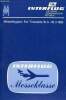 Interflug deutsche demokratische republik messeflugplan fair timetable 10.3. - 18.3.1990.. Collectif