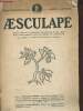 Aesculape n°7 juillet 1931 21e année - La chétive de Joachim du Bellay par le Docteur Roger Amsler et M.André Bruel - Corot inconnu : son enfance, sa ...