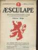 Aesculape n°10 octobre 1932 22e année - edition belge - Un masque correcteur du strabisme au XVIe siècle - la pharmacie de l'Hôtel Dieu de Baugé en ...