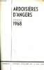 Ardoisières d'Angers - exercice 1968 - rapports, bilan, résolutions - assemblée générale ordinaire du 14 juin 1969.. Collectif