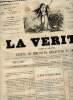 La vérité contemporaine n°59 troisième année jeudi 20 janvier 1859 - Deux mots sur l'amour de M.Michelet - la muse au papier timbré - les esculapes de ...